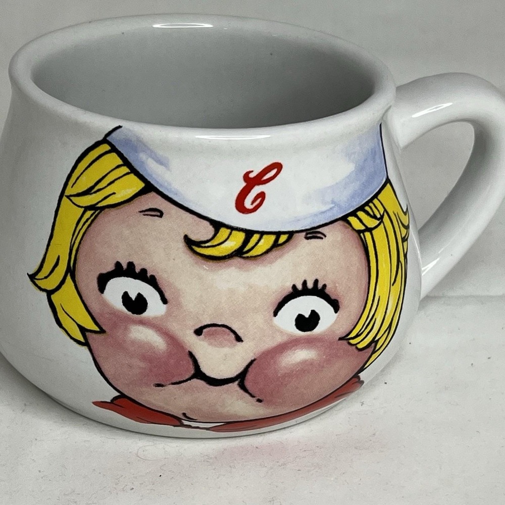 Vintage 1998 Campbell‎ Soup Kid Collectible Mug Cup Bowl Houston Harvest